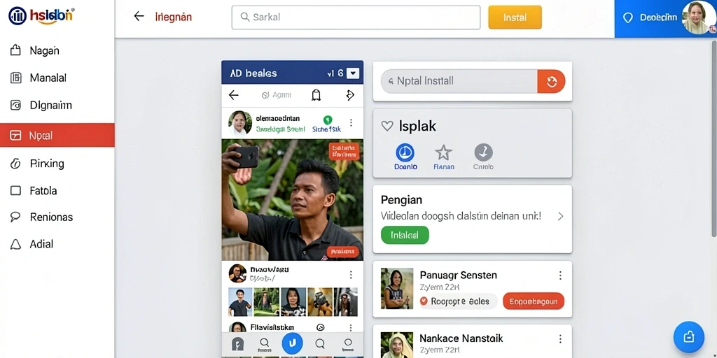 Tampilan antarmuka yang sederhana dan menarik.