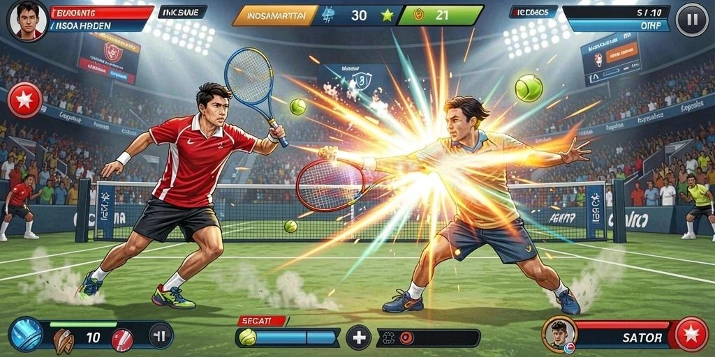 Tampilan grafik yang menawan dan detail.