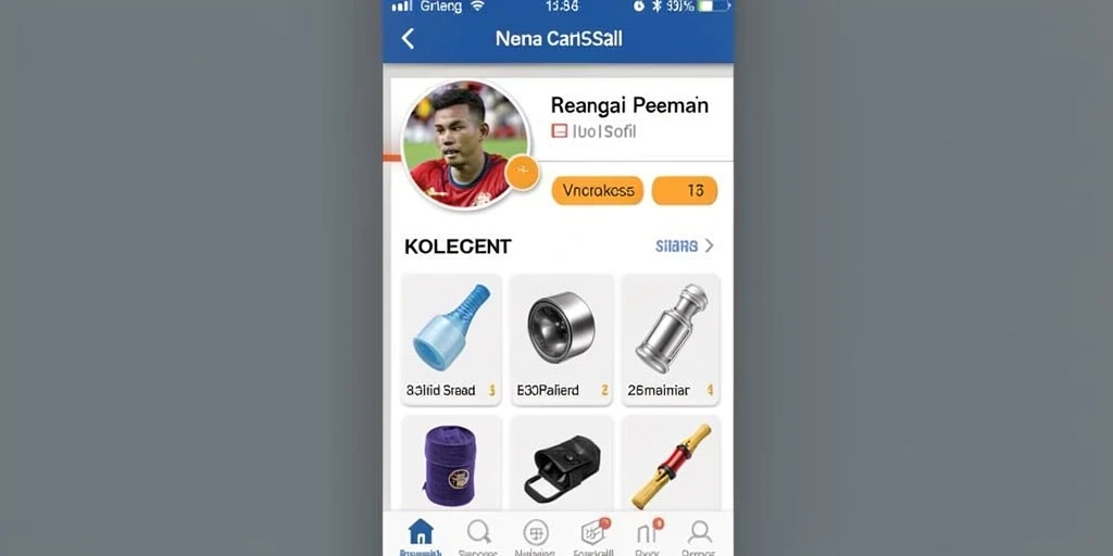 Tampilan awal permainan dengan karakter yang dinamis.