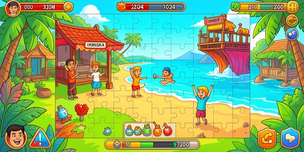 Tampilan awal game BONDAN69 yang menarik dan penuh warna.