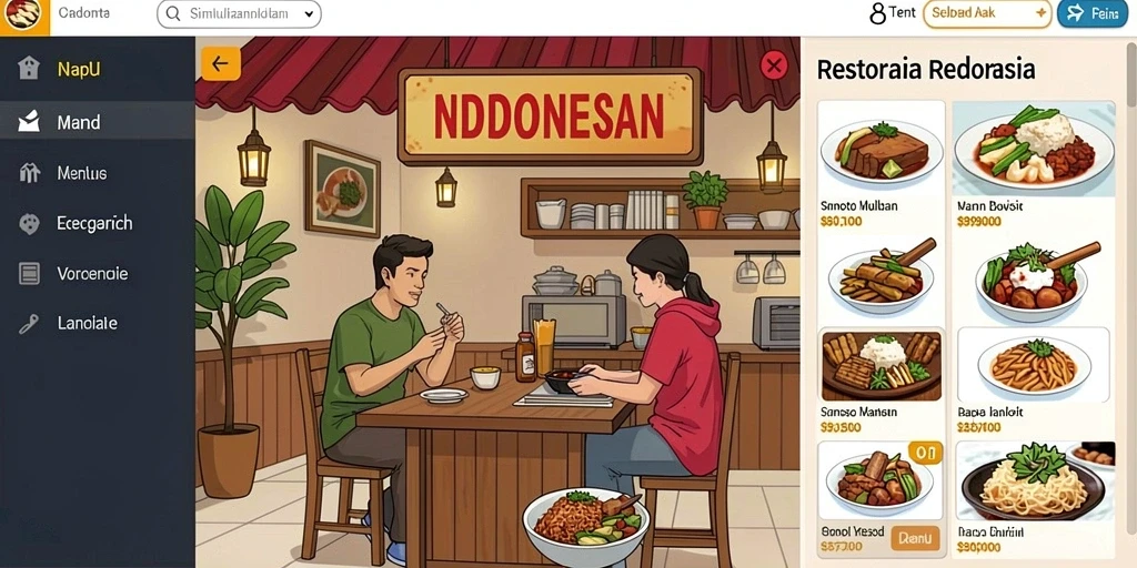 Tampilan antarmuka pengguna yang menarik dan mudah dinavigasi.