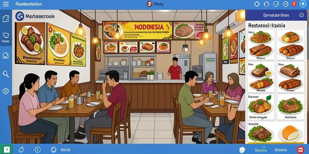 Tampilan antarmuka yang ramah pengguna.