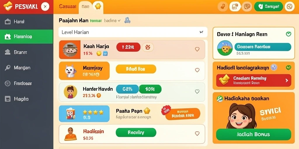 Tampilan antarmuka yang menarik dan mudah digunakan.