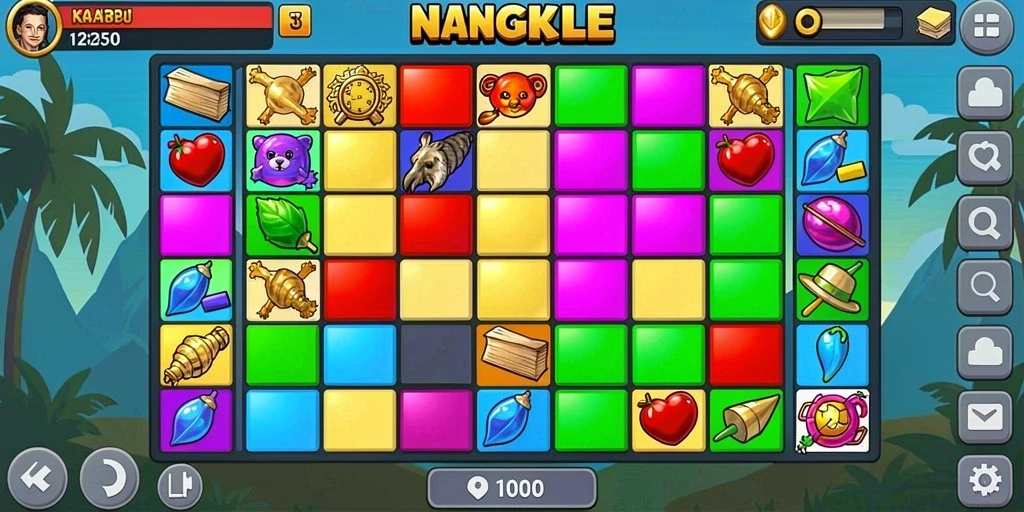 Screenshot 1 menampilkan karakter utama dalam aksi.
