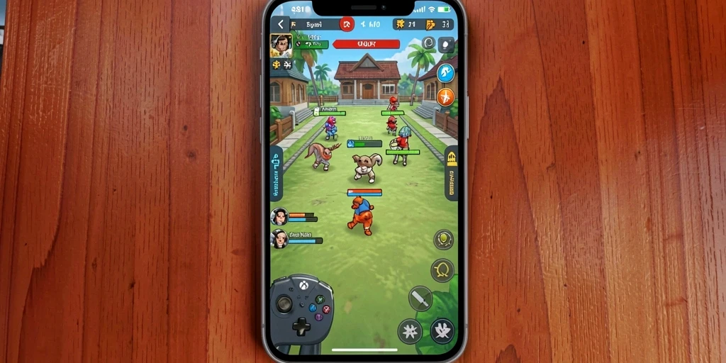Screenshot menampilkan grafik memukau dari NEX288.