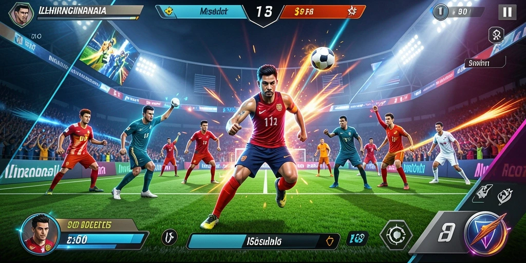 Tangkapan layar menunjukkan karakter utama dalam aksi.