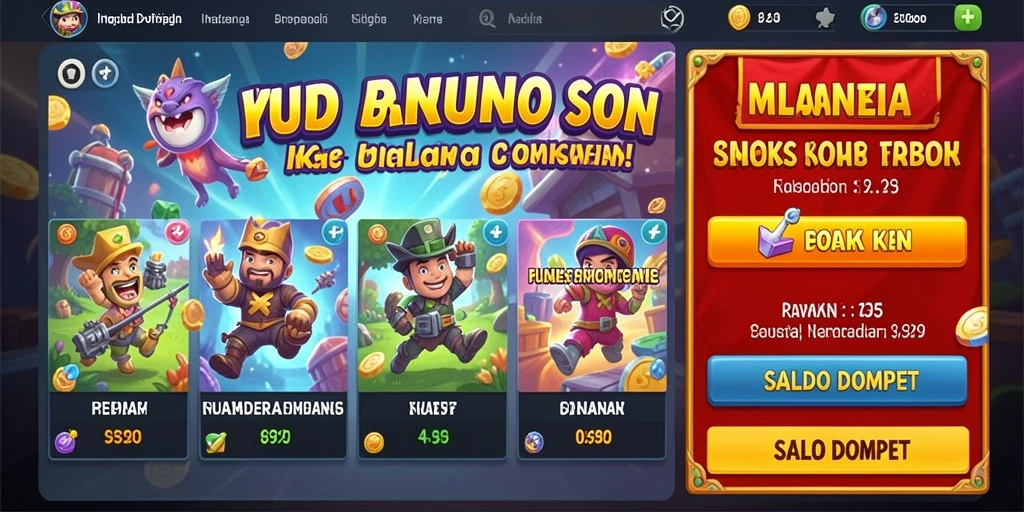 Tampilan menu utama yang menawan.
