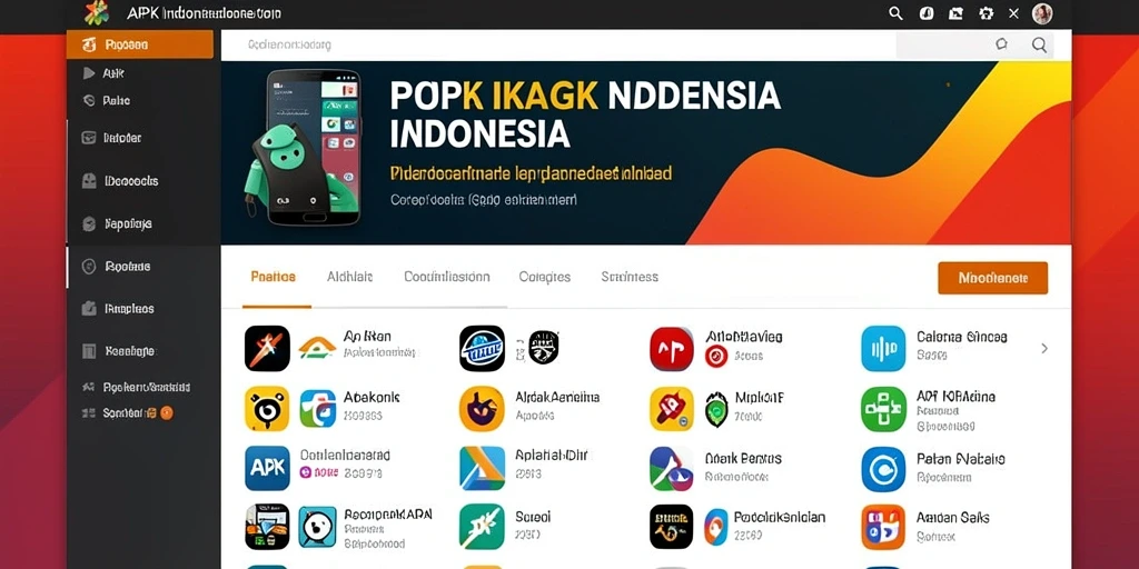 Tampilan awal game yang menarik dan intuitif.