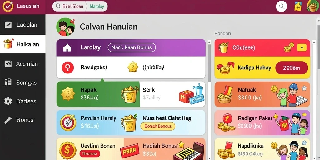 Tampilan awal aplikasi REZEKIGO yang menarik.