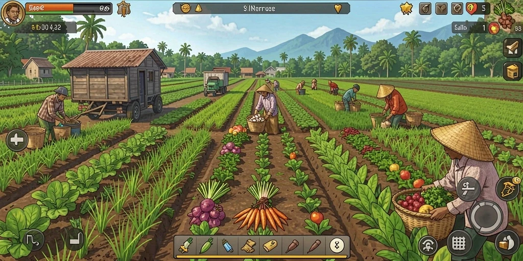 Tampilan utama game RPZZZ yang menarik.