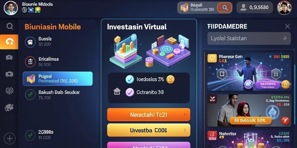 Tampilan utama aplikasi dengan pilihan permainan yang menarik.