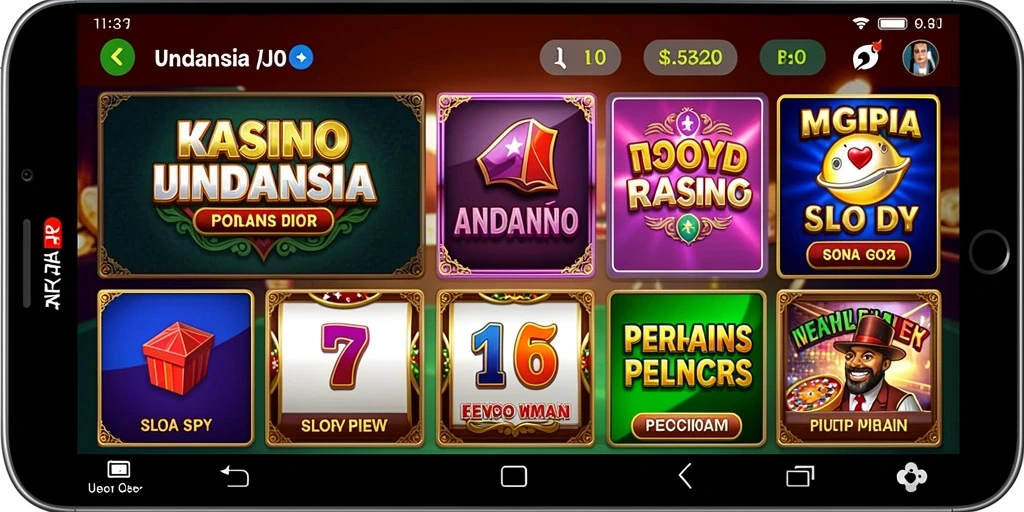 Screenshot menunjukkan tampilan level awal yang menarik.