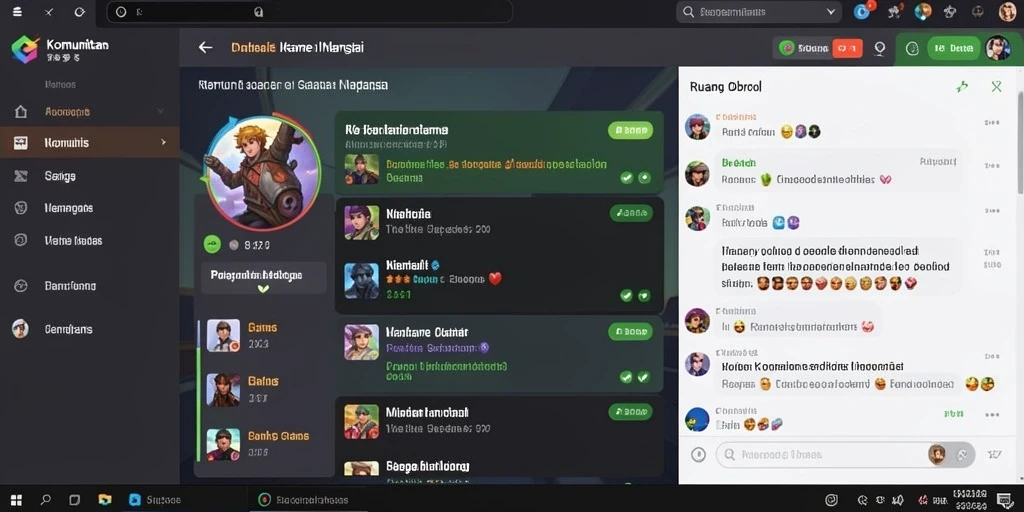 Tampilan antarmuka yang user-friendly dan menarik.